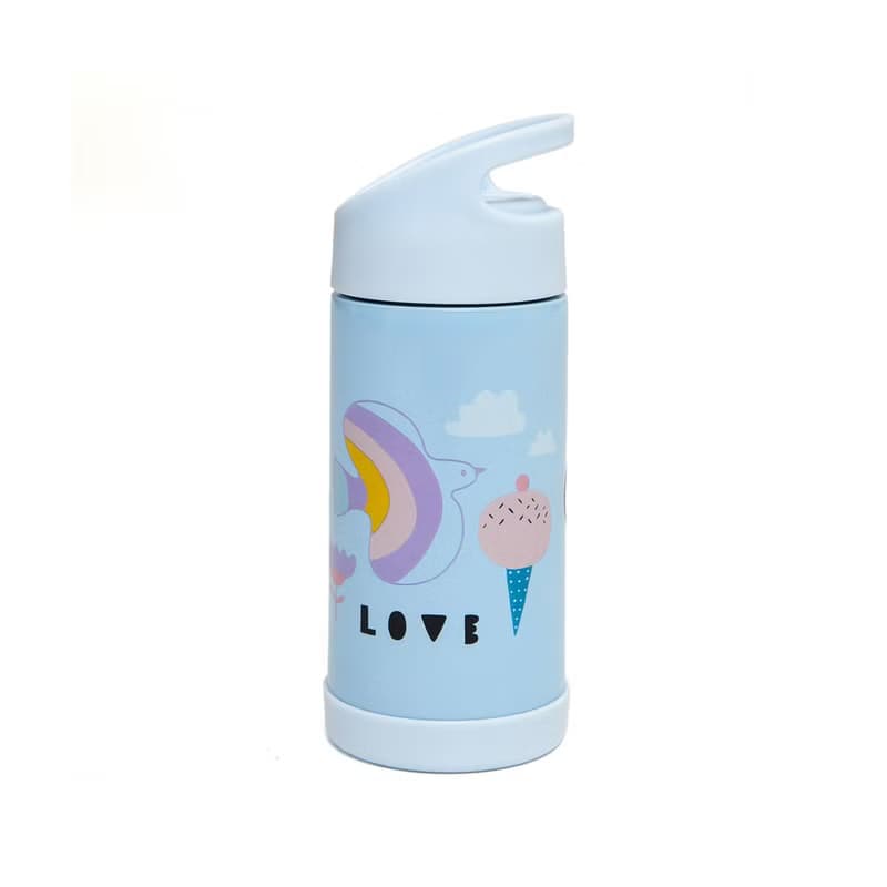 荷蘭Petit Monkey不鏽鋼水杯350ml-我愛熊貓