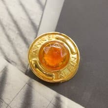 【西洋古董飾品】 ANNE KLEIN 金色調 經典 圍巾夾 絲巾扣 絲巾夾
