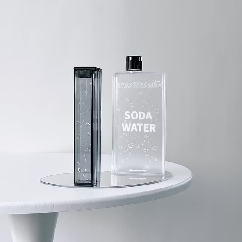 A5方形分體式冷水壺 扁扁的便攜水杯 - 元素週期