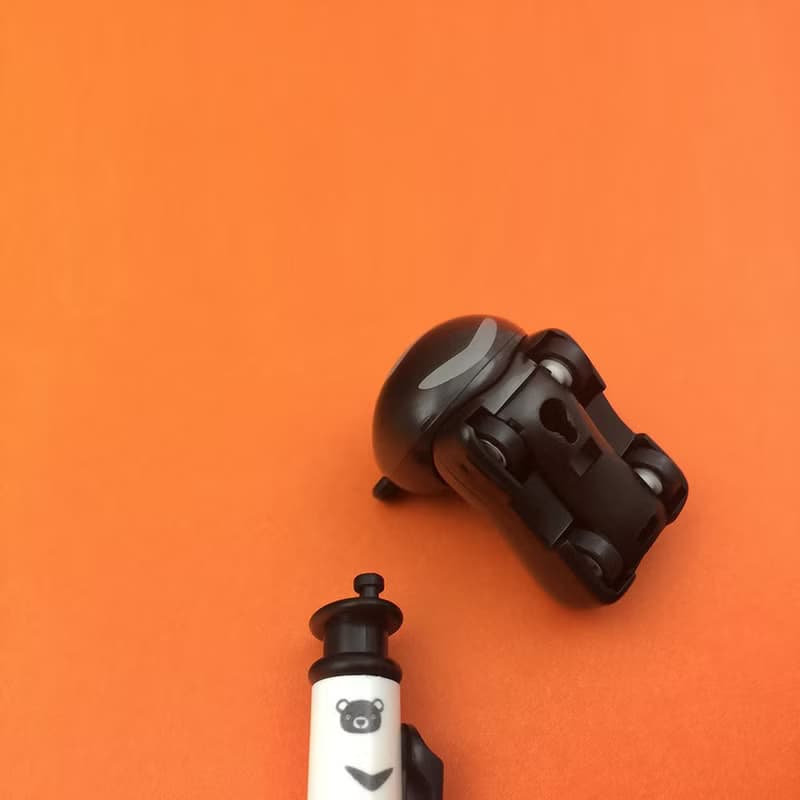 黑熊趴趴走迴力車筆