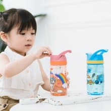 【開學用具 兒童水杯】環保配件分拆清洗 獨角獸 彩虹太空 情人節