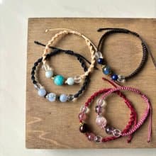 限量【DIY材料包】水晶編織手鍊 / 日本講師 / 天然石飾品