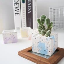 小正方盆 • 磨石款 / 手作水泥盆器 / 小盆栽 / 生日送禮