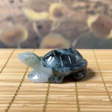 【吉祥‧長壽】飄花翡翠烏龜 | 天然緬甸A貨翡翠 | 送禮