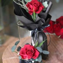 【只屬於你的紅玫瑰花束】生日花禮/祝賀花束/永生花