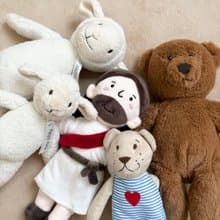 JIN CHA GOD-耶穌娃娃 超級可愛的耶穌娃娃附超美手提包裝