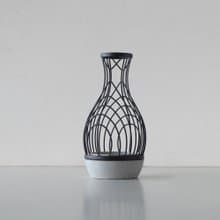 【Geway】虛實山水系列-曲線花器(尊爵黑)_喬遷_高升_新婚_送禮