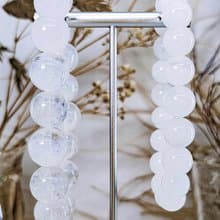 【幽白水晶】藍針水晶|千層白幽靈 水晶手鍊手珠