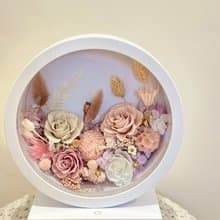 花中精靈 永生花三段觸控氛圍燈/桌燈/檯燈 交換禮物 新年禮物