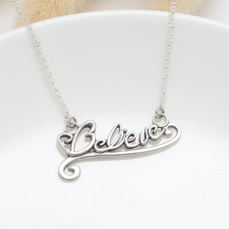 【Angel & Me】相信 希望 Believe s925純銀項鍊 生日 情人節禮物