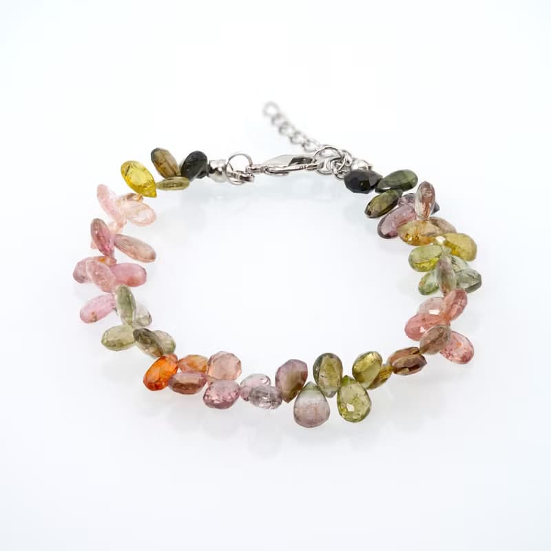 寶麗金珠寶-天然彩色碧璽手鍊