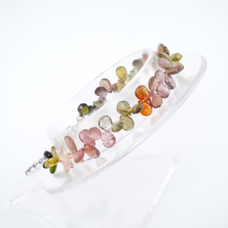 寶麗金珠寶-天然彩色碧璽手鍊