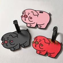 cheeky cheeky 厚面豬仔錢罌 旅行行李牌 掛飾 (三色入)
