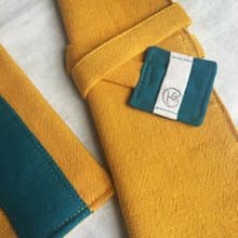 餐具袋 - 芥末黃 -  餐具包 餐具套 筷套 收納袋 環保餐具