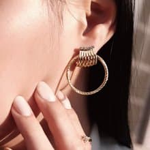 SYUAN JEWELRY | Venus— 鍍18K鋯石現代復古耳環