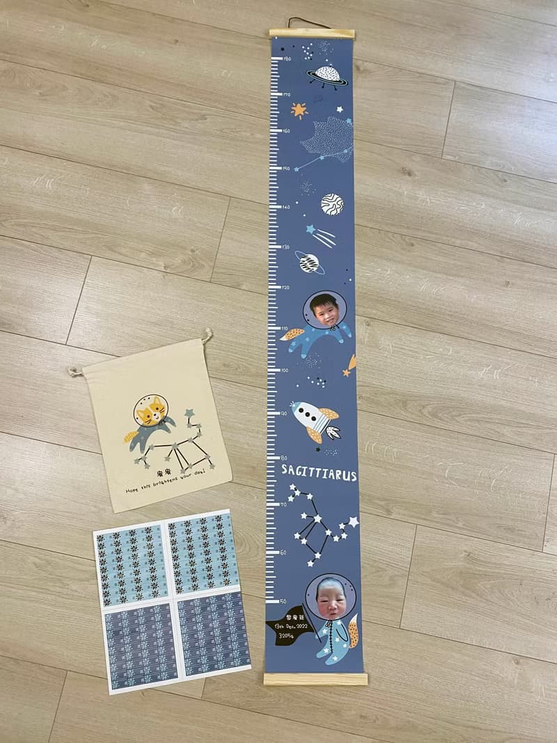 身高尺 量身訂製 寶寶的第一份禮物 滿月送禮 兒童生日禮物