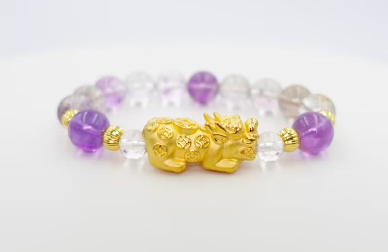 寶麗金珠寶-黃金貔貅造型手鍊