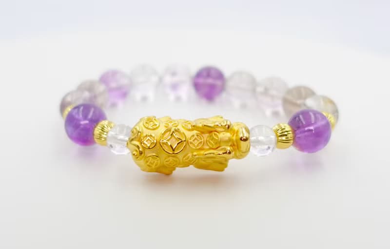 寶麗金珠寶-黃金貔貅造型手鍊