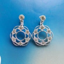 Vintage Jewelry 西洋古董飾品 SARAH COV Swan Lake 夾式耳環