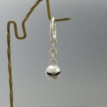 smile ball nano Pierce_3 (s_m-O.06) 微笑 笑臉 穿孔耳环 sterling silver hoop earring