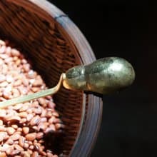 手工黃銅葫蘆勺/豆勺/湯勺/裝飾勺