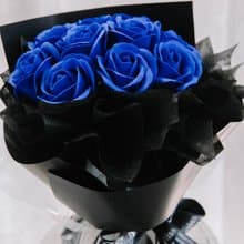 藍玫瑰花束/香皂花花束/生日花束/情人節花束/告白花束/永生花束