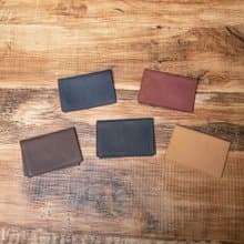名片夾 2口袋 牛皮 名片收納夾 Business Card case