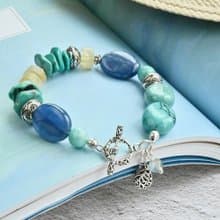 南法小步舞曲--S925純銀手工訂製|藍晶石*綠松石*黃水晶手鍊