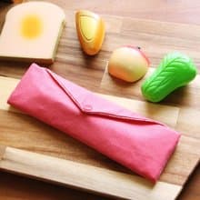 文青風環保筷袋 ~浪漫粉 收納包.環保筷袋.手作餐具袋