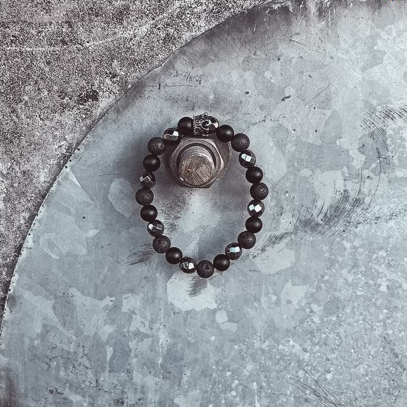 情侶對鍊組| 公爵(煙灰碧玉)x公爵(黑膽之心_耀)水晶