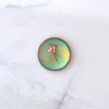 藝術寶石皂 八月誕生石 愛情玫瑰花系列-橄欖石 Peridot