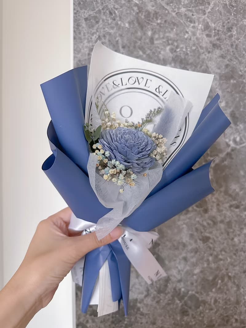 妮婭設計|快速出貨 單朵質感索拉小花束