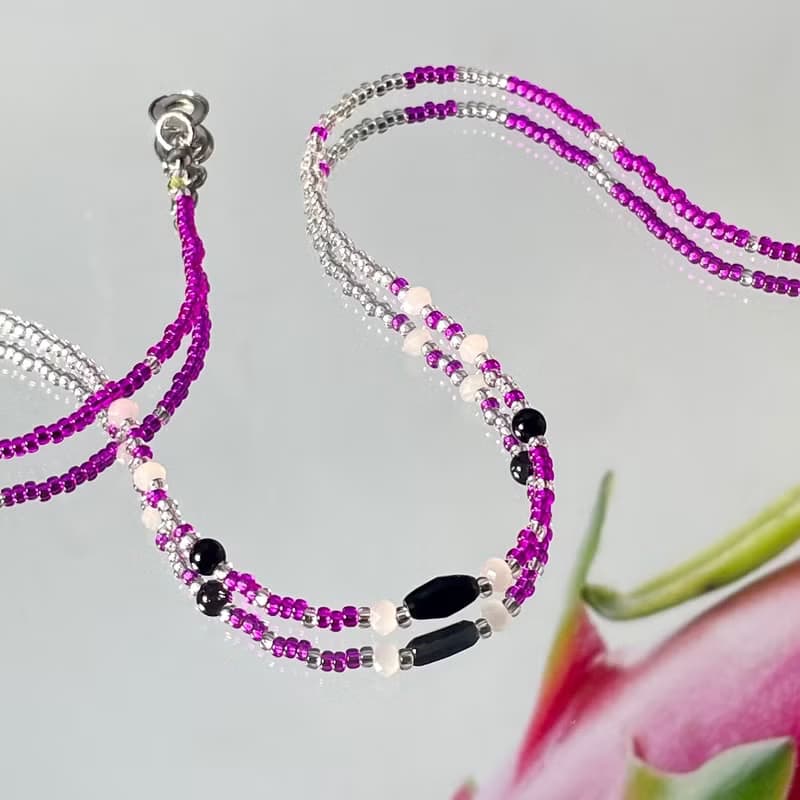 Fruit & Vegetable Collection - 008 Dragon Fruit Beads Necklace