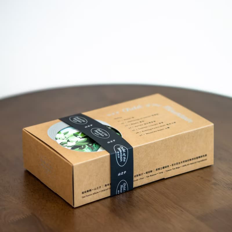年度十大飲享禮【山之子】台灣茶風味專輯 原葉立體袋茶盒裝