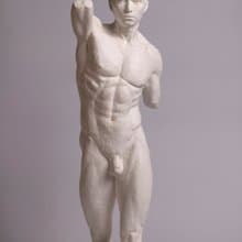 男體軀幹石膏像,非一般市售石膏像,手工自製附原作保證書(限自取)