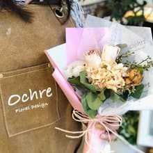 Ochre 各式花束-中型-藍色系-乾燥 韓式 畢業 情人 生日花束