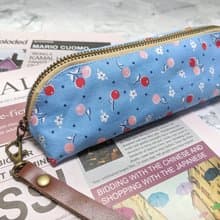 三角筆袋 鉛筆袋 餐具袋 櫻桃泡泡