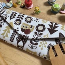 文青風環保純棉筷袋 就愛兔兔 原胚白 厚實手感 童心 優質 日本