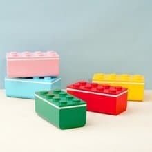 P:BLOCK ブロック 1段 弁当箱 500ml 保冷剤 お箸付き 電子レンジ対応 食洗機対応 軽量 職人が仕上げた一品 子供 ギフト 日本製