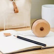 【圓形伸縮捲尺】木質人 文具辦公用品 1251818 | Wooderful life