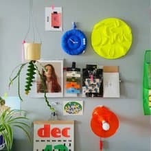 Chubby Clock (Cobalt blue)