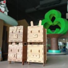 【手作DIY】動物造型 存錢筒 禮物 可愛 實用 木質 質感 情人節