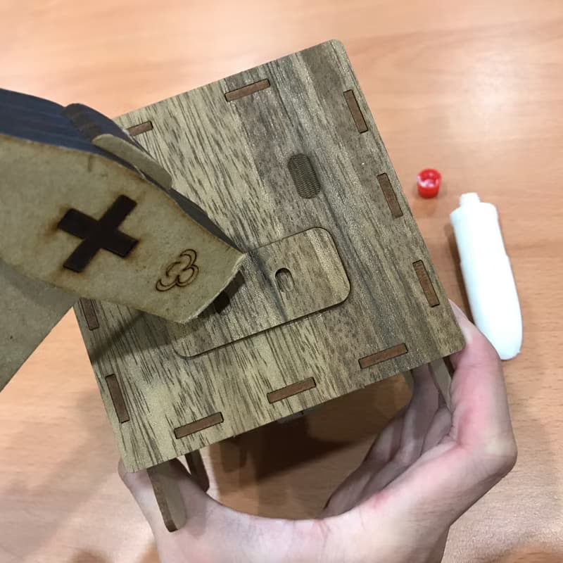 【手作DIY】動物造型 存錢筒 禮物 可愛 實用 木質 質感 情人節