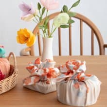 【絕版】京都風呂敷包巾-姬 中巾-梅-橘(有機棉)