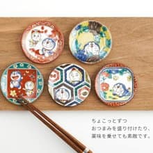 【最終絕版】九谷燒-哆啦A夢聯名豆皿組(五入一組附收藏盒)