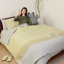 招財貓 四季被-抹茶綠