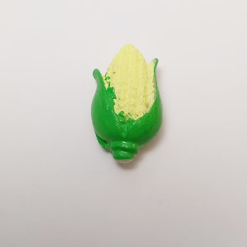 FRIDGE MAGNET CORN YELLOW GREEN VEGETABLE GIFT  DECORATION