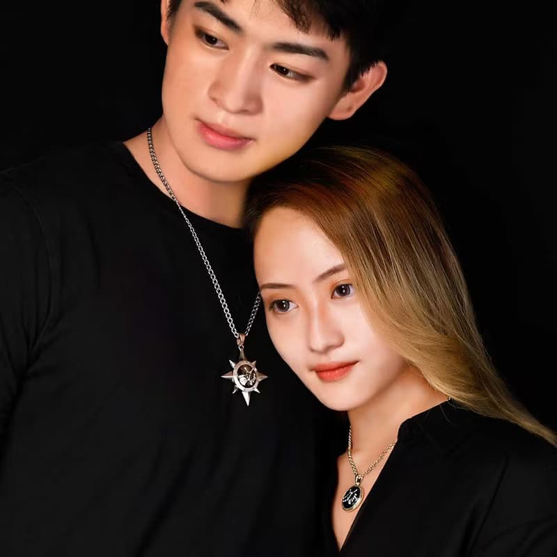 十二星座 項鍊 情侶對鍊 女款 中性項鍊 個性飾品 頸鍊