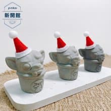 聖誕肯德吉環保水泥擴香石 肯的吉 吉娃娃 交換禮物 聖誕