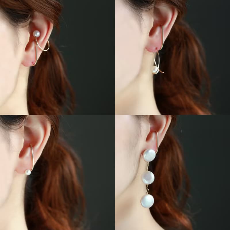 14kgf-straight line ear cuff